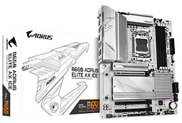 Материнська плата Gigabyte B650 AORUS ELITE AX ICE (B650 AORUS ELITE AX ICE) (Socket AM5, AMD B650, ATX) - мініатюра 4