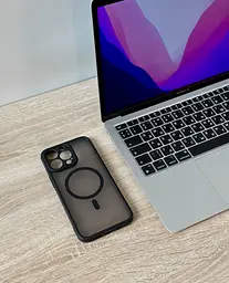 Чохол Make Apple iPhone 15 Pro Max Frame Magnet Black - мініатюра 5