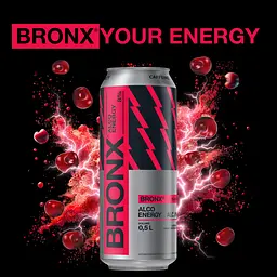 Напій слабоалкогольний енергетичний Bronx Чорна вишня 8% з/б 0.5 л - мініатюра 3