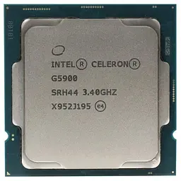 Процесор Intel Celeron G5900 (BX80701G5900) (Socket 1200, 2T, 3.4 ГГц, Box)