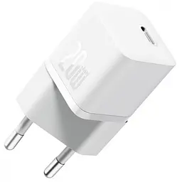 Зарядний пристрій Baseus GaN5 FC mini 1C 20 W (CCGN050102) білий - мініатюра 5