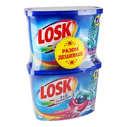 Капсули для прання Losk 3 в 1 Color, 36 шт. - мініатюра 6