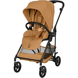 Візок Cybex Melio Carbon Cinnamon Yellow з бампером (526000803)