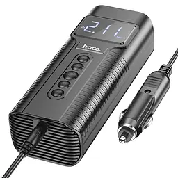 Автомобільний насос Hoco PH55 Roys smart car air pump Black - мініатюра 3