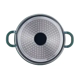 Каструля з кришкою Bergner Excalibur зелена 20 см 2,2 л (BG-36100-GR) - мініатюра 3