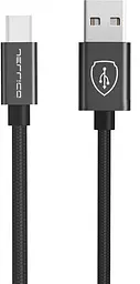 Кабель Jellico GS-10 Type-C 1m 3A Black