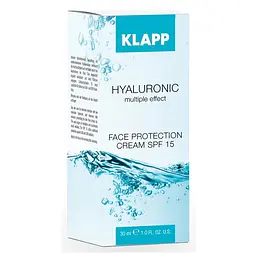 Крем для обличчя Klapp Hyaluronic Multiple Effect Face Protection Cream SPF15, 30 мл - мініатюра 2