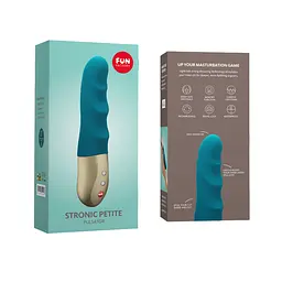 Мініпульсатор Fun Factory STRONIC PETITE deep sea blue, 8 режимів, підходить для початківців - мініатюра 7