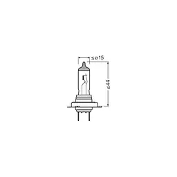 Комплект галогенових ламп OSRAM H7 64210ULT-2HB UltraLife 55W 12V PX26d (2 шт) - мініатюра 4