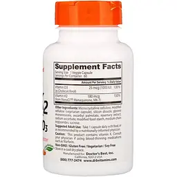 Вітамін K2 з D3 Doctor's Best Vitamin K2 plus Vitamin D3 180 мкг 60 капсул - мініатюра 2