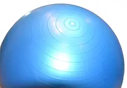 М'яч для фітнесу (фітбол) напівмасажний PowerPlay 4003 Ø65 cm Gymball Синій + помпа (PP_4003_65_Blue) - мініатюра 9