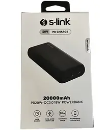 Повербанк S-link PD20W+QC 3.0 Black - мініатюра 4
