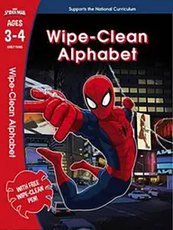 Spider-Man: Змивний алфавіт для дітей 3-4 років