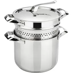 Пароварка для макаронів Barazzoni My Pot 22 см 6 л срібляста (160049022)