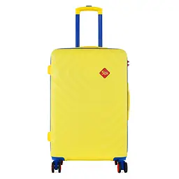 Валіза середня Semi Line 24 дюйми (M) дюйми (M) ABS-Plastic Yellow (T5801-2) - мініатюра 2