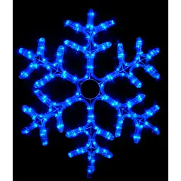Гірлянда Delux Motif flash Snowflake 55 см синій IP44 EN (90012964)