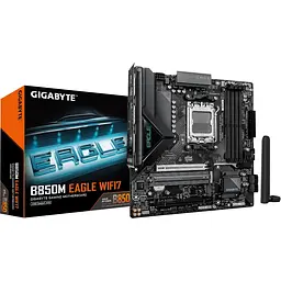 Материнська плата GIGABYTE B850M EAGLE WIFI7 (B850M EAGLE WIFI7) (Socket AM5, AMD B850, Micro-ATX) - мініатюра 4