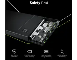 Павербанк Green Cell із швидкою зарядкою PowerPlay 10S 10000 мАг 18 Вт - мініатюра 5