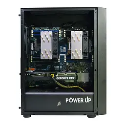 Двопроцесорна робоча станція Power Up #577 Xeon E5 2680 v4 x2/64 GB/SSD 1TB/GeForce RTX 5050 8 Gb - мініатюра 2