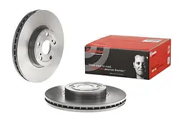 Диск гальмівний передній вентильований Toyota Avensis 03-09р Brembo (09.9799.11)