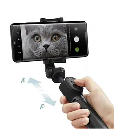 Трипод селфі штатив Xiaomi Mi Bluetooth Bracket Selfie Stick Tripod Zoom Black (XMZPG05YM / BHR4972CN) - мініатюра 2