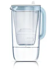 Фільтр-глечик Brita ONE LED MXpro скляний синій (1061076) - мініатюра 3