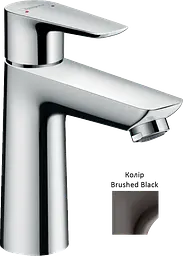 Змішувач Hansgrohe Talis E 110 для умивальника з донним клапаном pop-up Brushed Black 71710340 Шліфований чорний хром - мініатюра 2