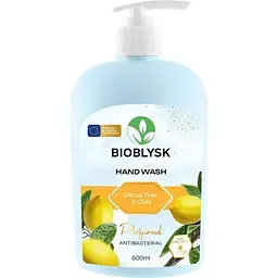 Крем-мило рідке BIOBLYSK 500мл парфумоване антибактеріальне “Citrus Tree & Oud”