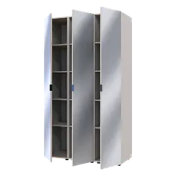 Комплект Doros Гелар Кашемир 3 Зеркала 117х49.5х203.4 (42005104) - миниатюра 2