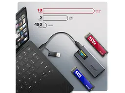 Кишеня для накопичувача AXAGON Display Box (EEM2-SD2) - мініатюра 8