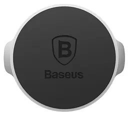 Автотримач Baseus Small ears series Magnetic suction bracket (Flat type) Silver - мініатюра 3