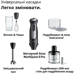 Блендер BRAUN MQ55254M - мініатюра 8