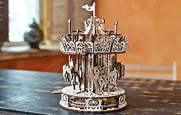 Механічний 3D Пазл Ukrainian Gears Карусель, 305 елементів (70129) - мініатюра 7