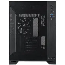 Корпус Chieftec VISIO AIR GM-30B-M-OP ATX, без Блок живлення, Чорний - мініатюра 2