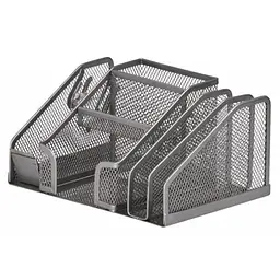 Підставка для дрібниць Buromax 210x150x100 мм, wire mesh, silver (BM.6241-24)