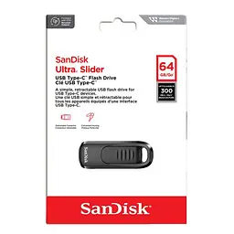 Флеш-накопичувач SanDisk USB 3.2 Gen1 Ultra Slider Type-C 32Gb (200 Mb/s) - мініатюра 2