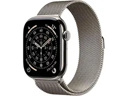 Смарт-годинник Apple Watch Series 11 GPS + Cellular 46mm Natural Tit. Case w. Natural Milanese Loop - S/M (MFCY4)