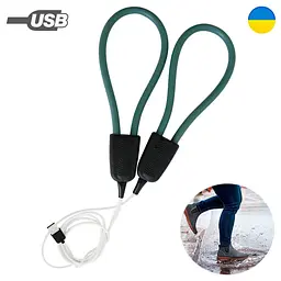 Електросушарка для взуття дугова USB зелена сушка для взуття електрична - мініатюра 2