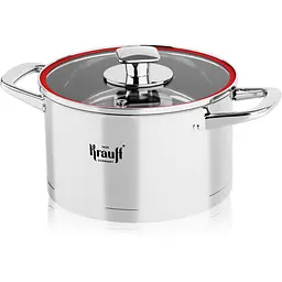 Каструля Krauff Prime Chef зі скляною кришкою 6.1 л 24 см (26-238-041) - мініатюра 2