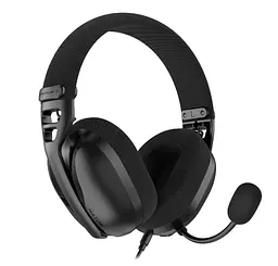 Игровые наушники с микрофоном HATOR ESH-01B HYPERPUNK 3 Hi-Res Black - мініатюра 1