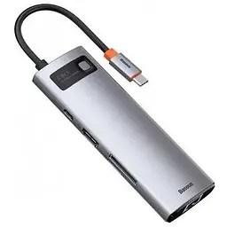 Usb-хаб (адаптер) Baseus Metal Gleam Series 8-in-1 Type-C to HDMI+Usb WKWG050013