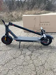 Електросамокат KUGOO М365 Pro MAX з переднім амортизатором 13Ah сірий(2025) - мініатюра 11