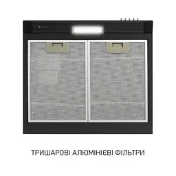 Витяжка плоска Minola HPL 522 BL - мініатюра 6