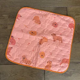 Багаторазова пелюшка для дітей Pelushka Funny Dogs Pink, 50х50 см