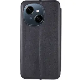 Шкіряний чохол-книжка Classy для TECNO Spark Go 1 (KL4) / Spark Go 2025 Чорний - мініатюра 3