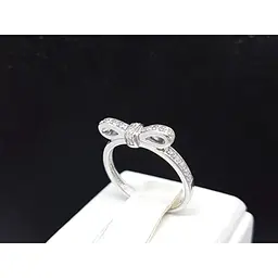 Срібне кільце Харківська ювелірна фабрика з фіанітами. 500055-Р 16 - мініатюра 2