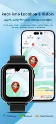 Дитячий смарт-годинник Wonlex KT38 годинник-телефон з відеодзвінком GPS WI-FI і SIM-картою Pink (19135) - мініатюра 7