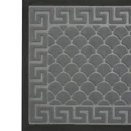Килимок придверний Eco Fabric Луска з кромкою сірий 40 х 60 см (4060-102) - мініатюра 5