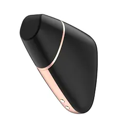 Вакуумний кліторальний вібратор Satisfyer Love Triangle Black (App) - мініатюра 6