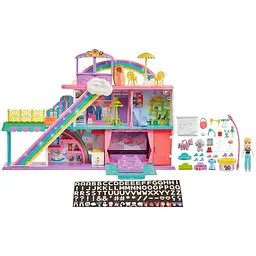 Ігровий набір Polly Pocket Sweet Adventures Rainbow Веселковий торгівельний центр (HHX78) - мініатюра 3